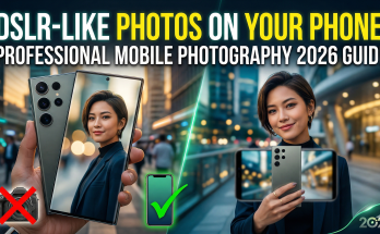 DSLR-Like Photos With Your Phone: The 2026 Professional Mobile Photography Guide