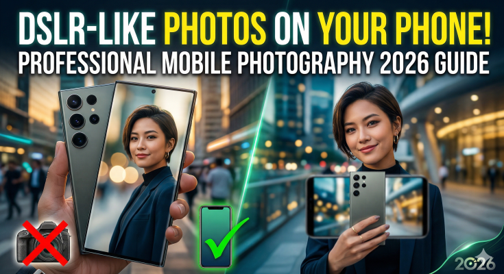 DSLR-Like Photos With Your Phone: The 2026 Professional Mobile Photography Guide